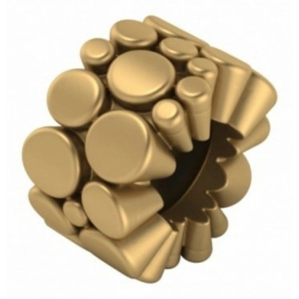 Circle Bossom Gold Plated Charm