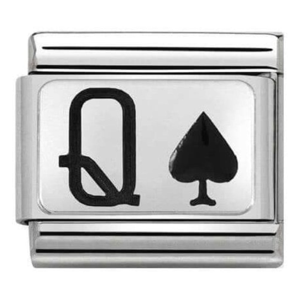 Queen Of Spades Classic Charm