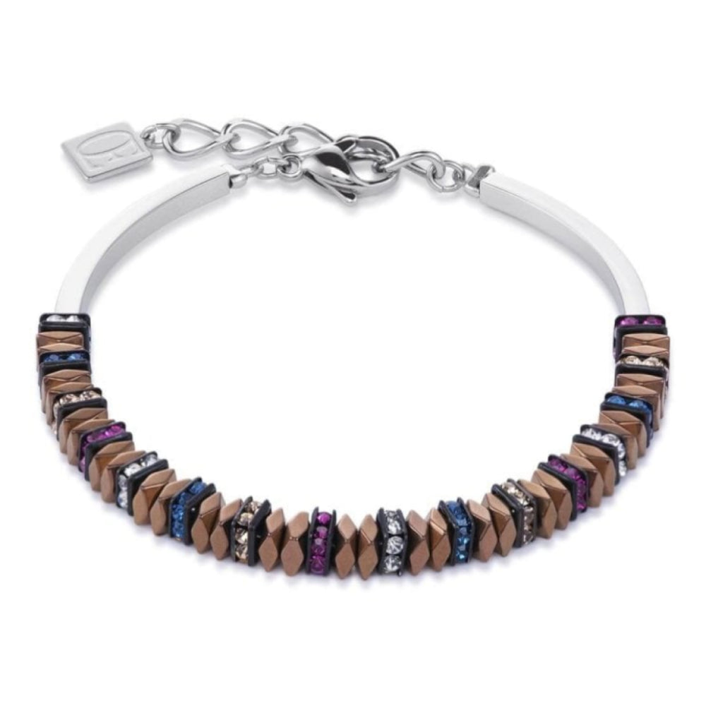Geo Cube Multicolour Couture Bracelet
