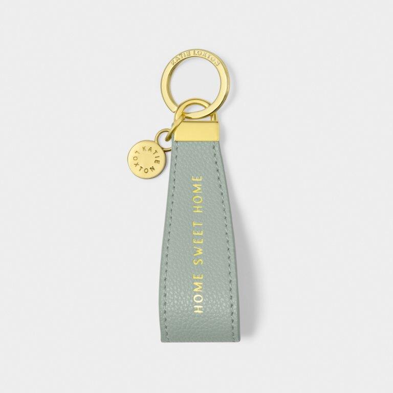 Sentiment Loop Keyring - Home Sweet Home - Sage
