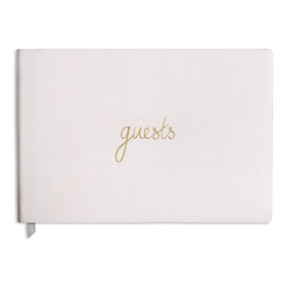 Guest Book/ Note Book - Metallic White