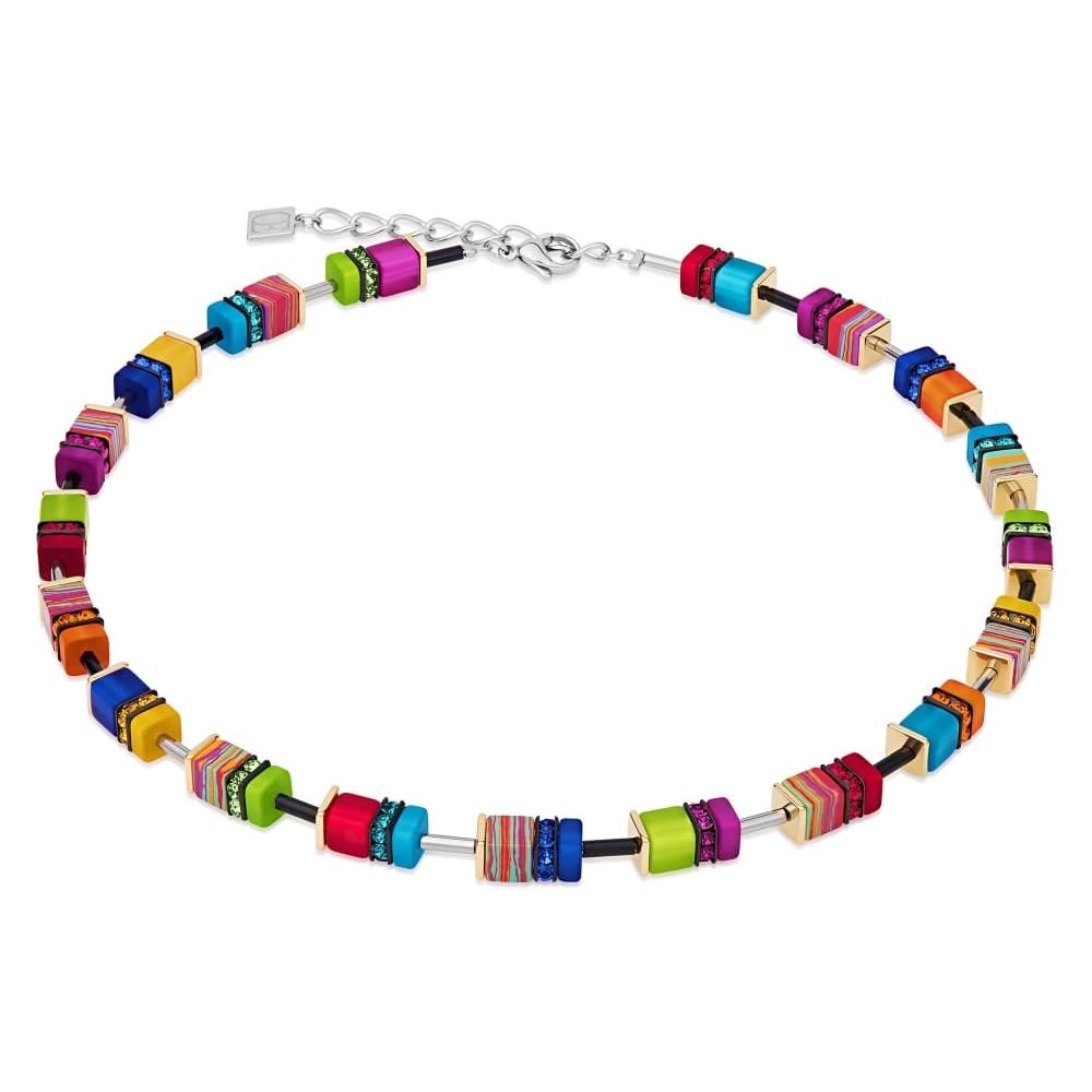 Ladies' Multicolour Necklace With Swarovski Crystals
