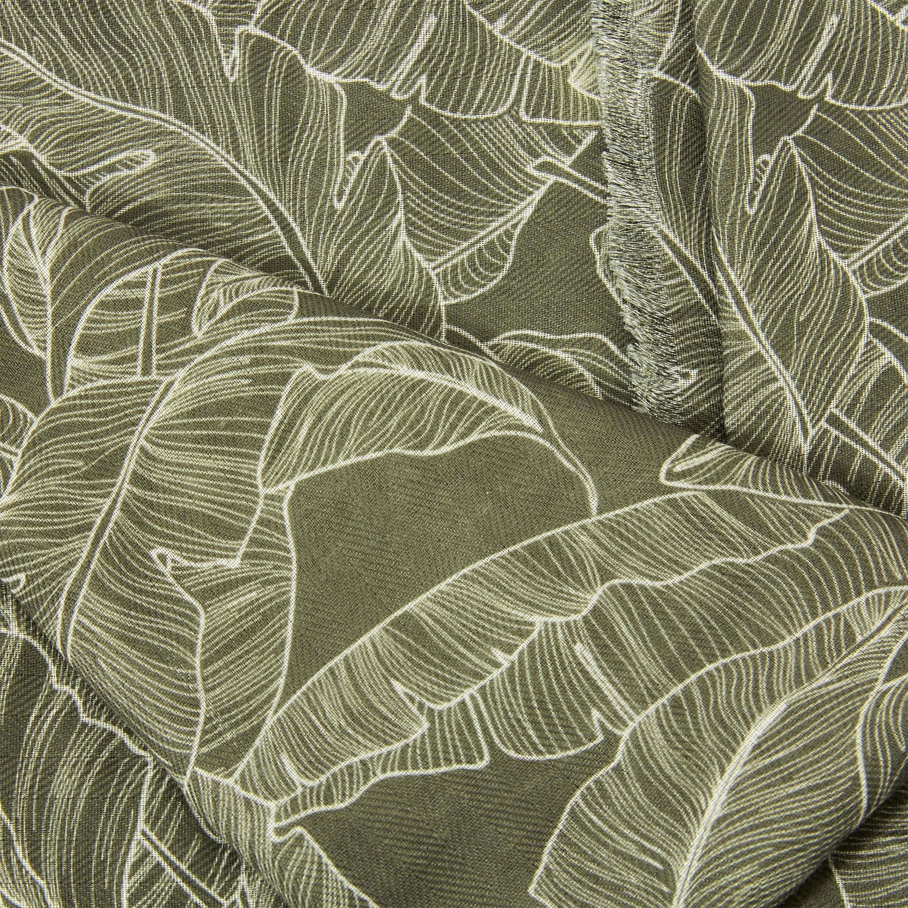 Banana Leaf | Khaki/ Off White | 184 X 86cm