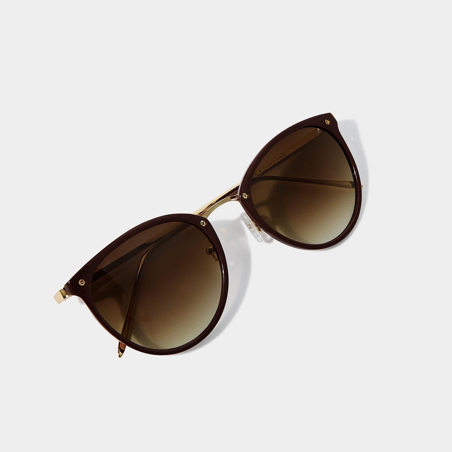 Santorini Sunglasses in Cacao