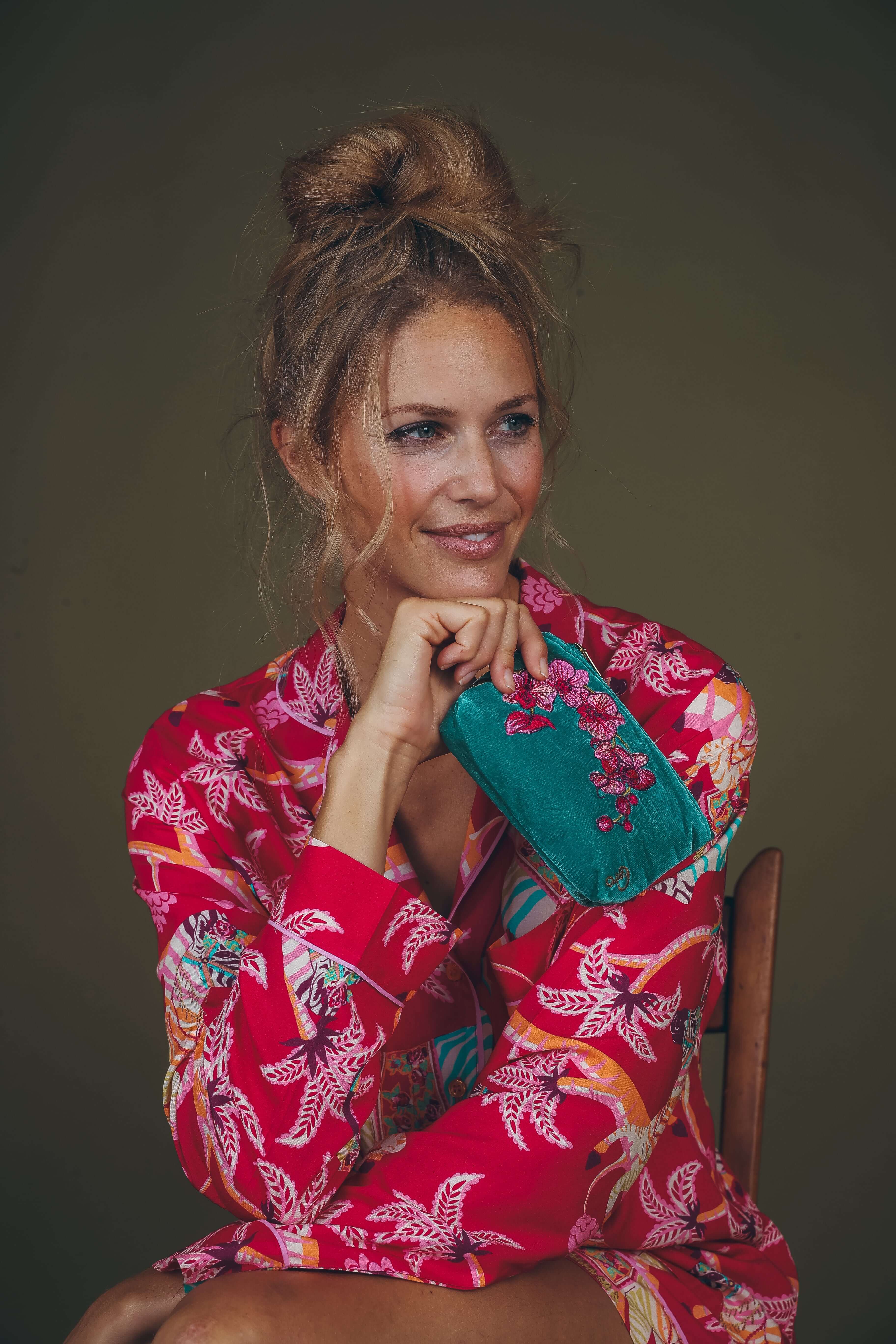 Spring Orchid Mini Pouch