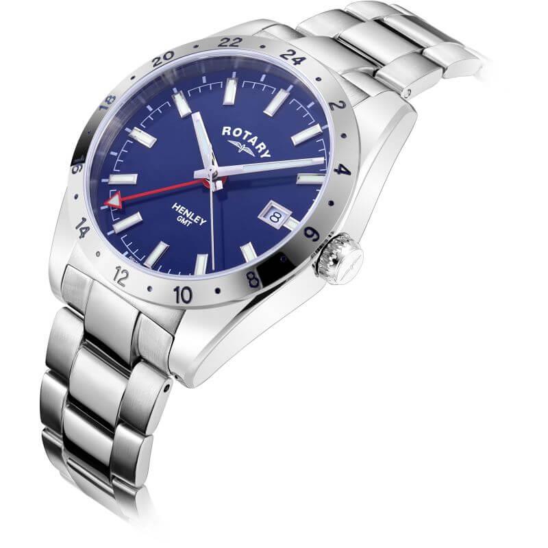 Henley GMT Swiss Movement Blue Dial Gents Watch