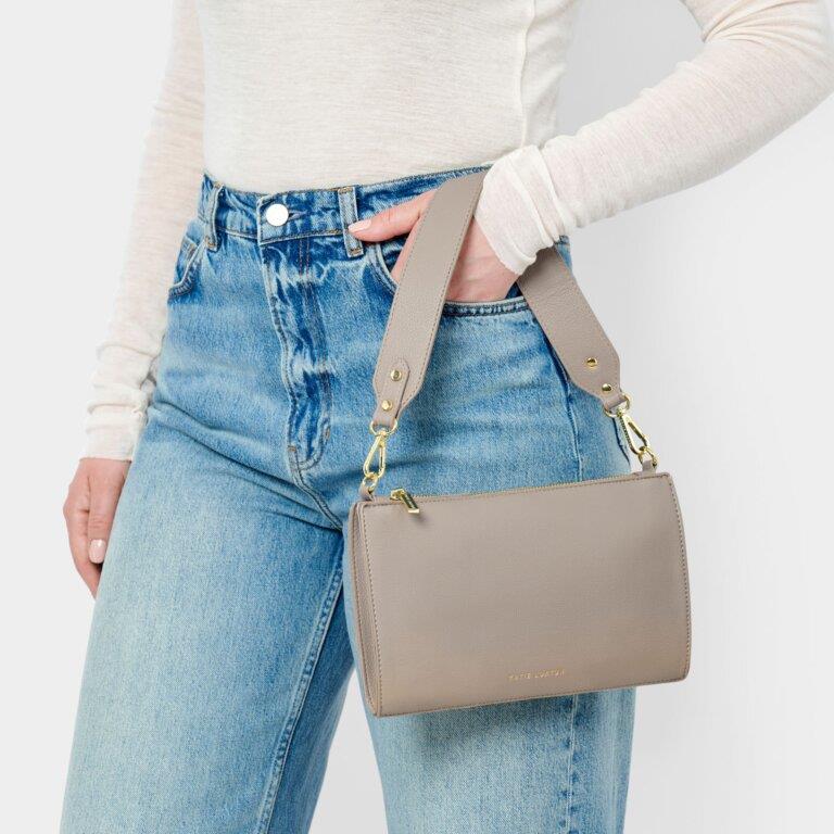 Reya Small Shoulder Bag - Light Taupe