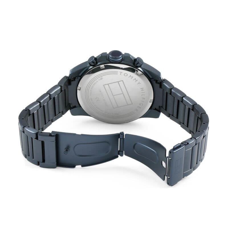 Steel Blue Bracelet Chronograph Decker Mens Watch