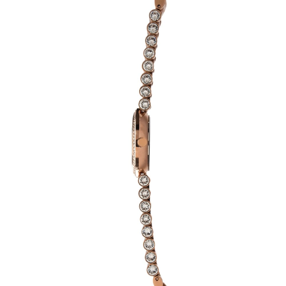 Rose Gold Coloured Bracelet Ladies Watch