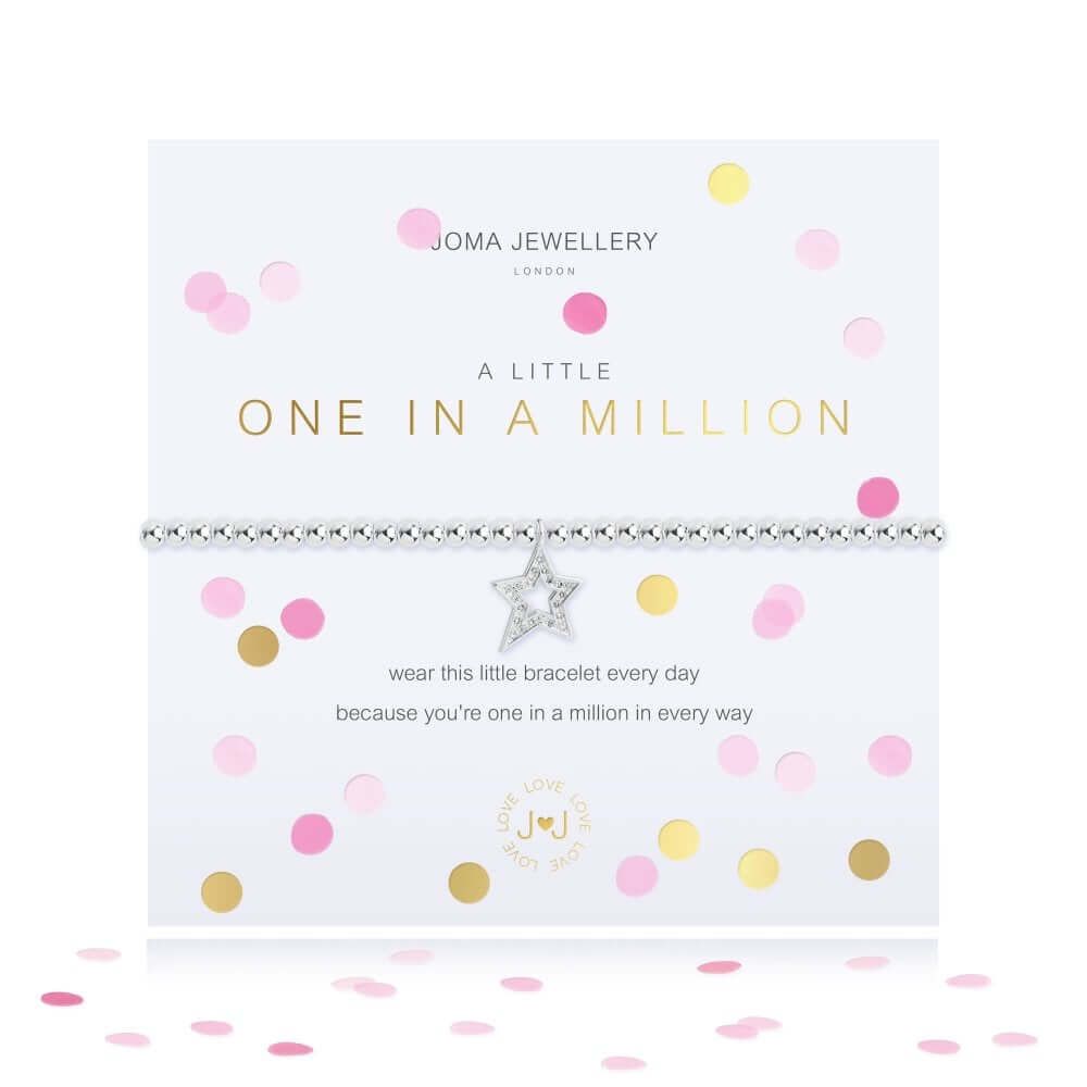 Confetti A Little | One In A Million | Silver | Bracelet | 17.5cm Stretch