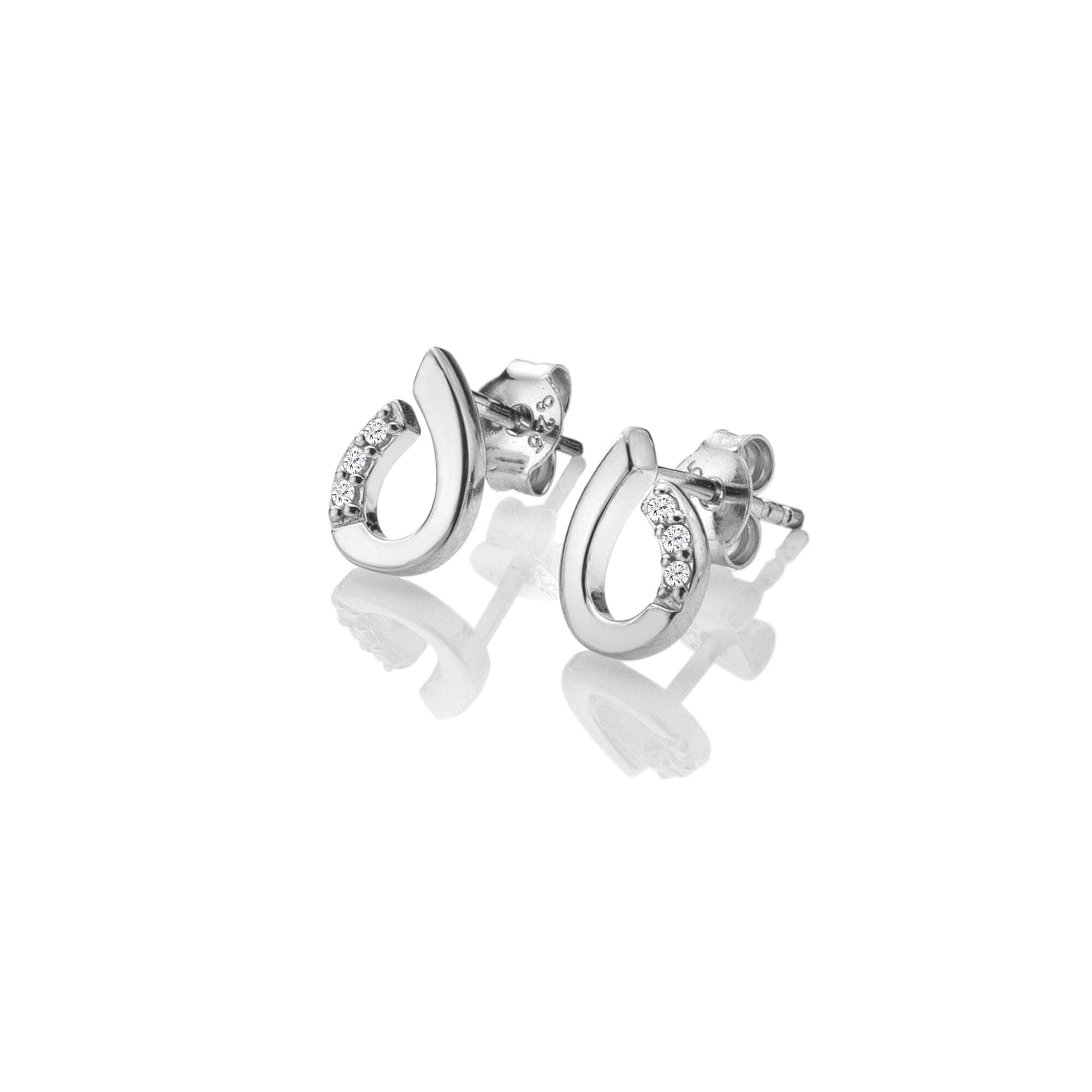 Teardrop Stud Earrings
