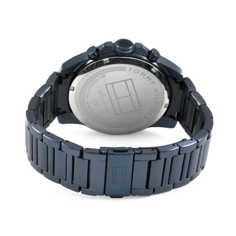 Steel Blue Bracelet Chronograph Decker Mens Watch