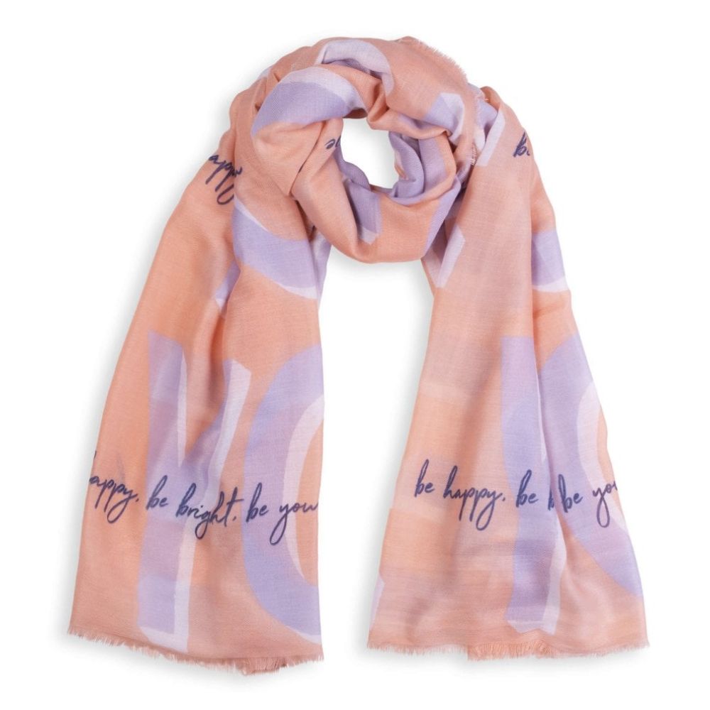 Sentiment Scarf - Be You - Frayed Edge