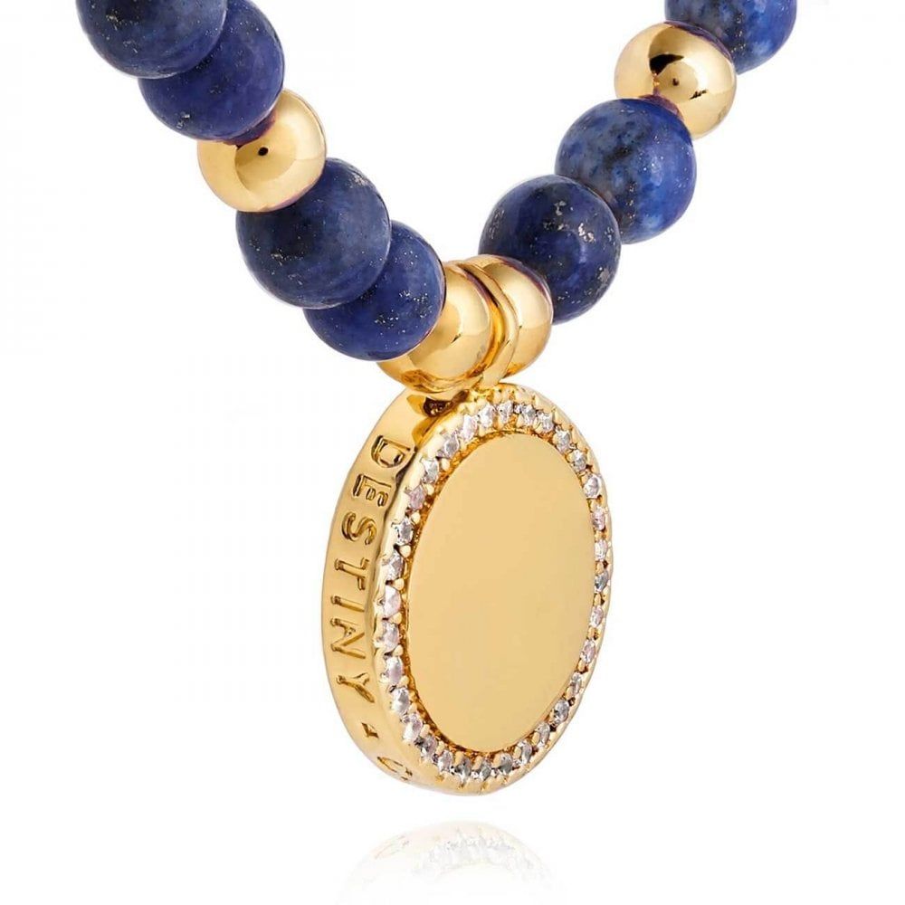 Wellness Gems | Gold | Lapis Lazuli Bracelet | 17.5cm Stretch