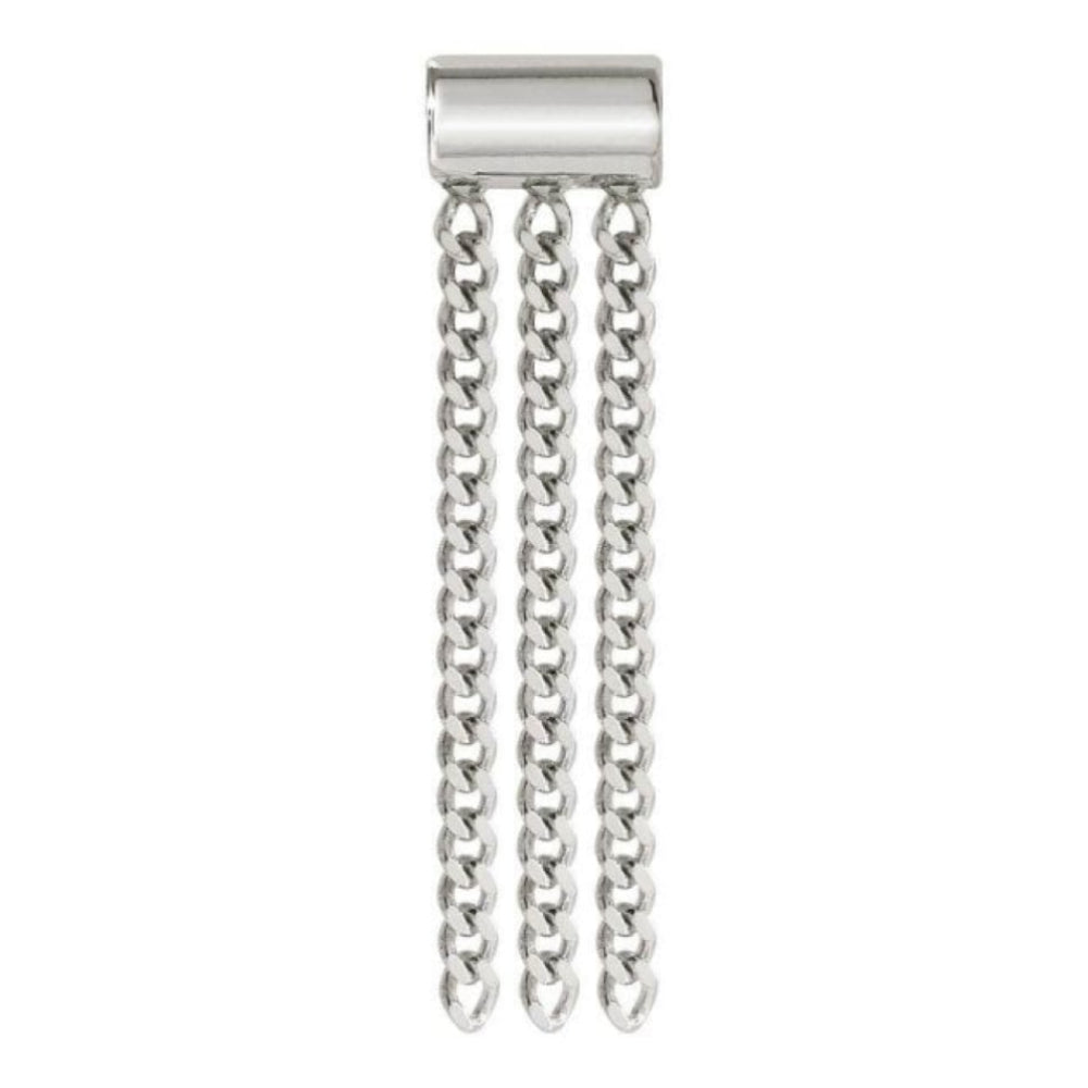 Seimia Silver Short Pendants Triple Chain