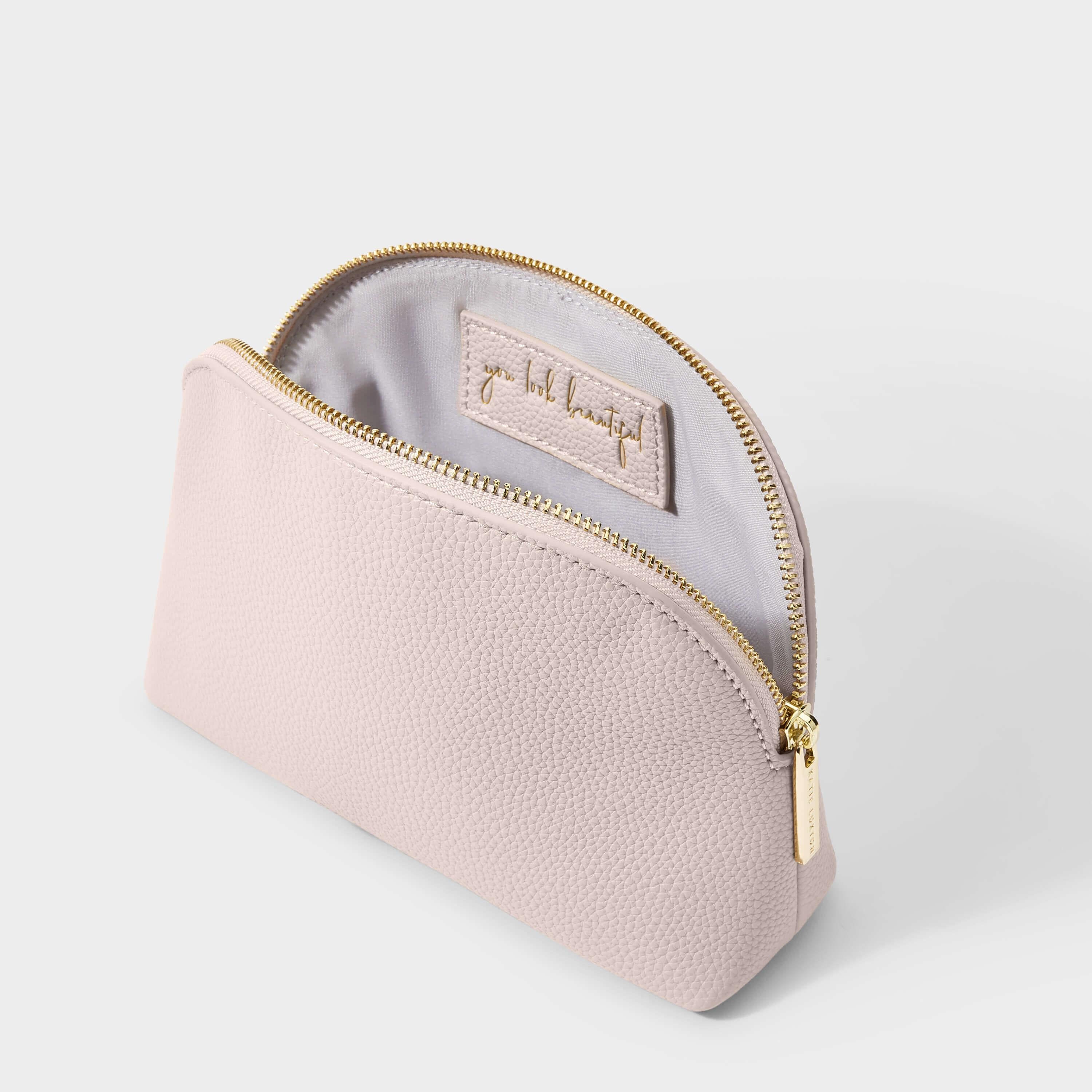 Secret Message Make Up Bag | Nude