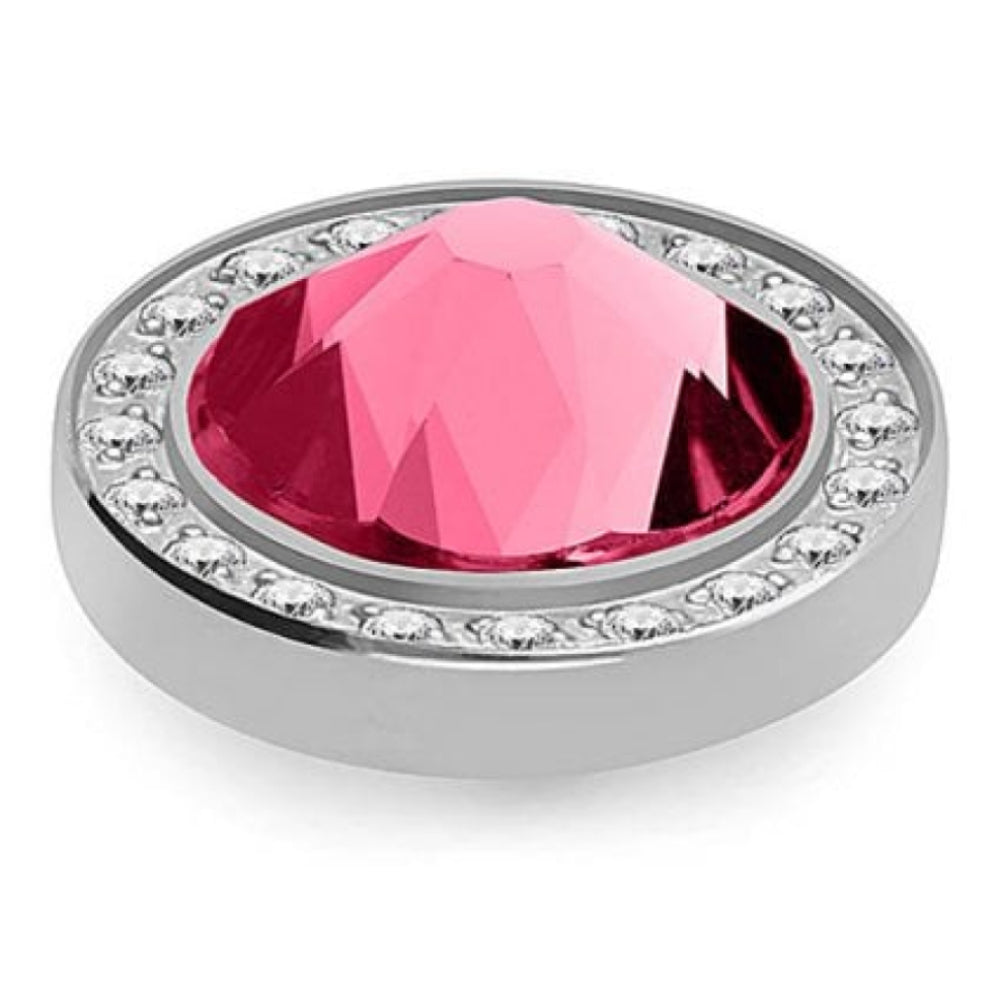 10.5mm Interchangeable Canino Deluxe Indian Pink Crystal Top in S/P