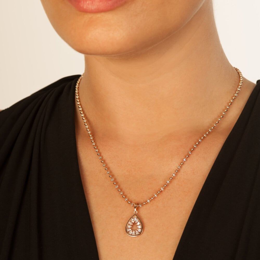 Rose Gold Plated Devotion Layer Pendant