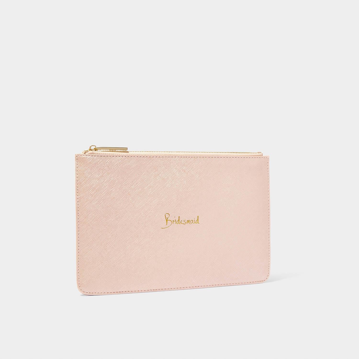 Bridal Perfect Pouch 'Bridesmaid' in Rose Gold
