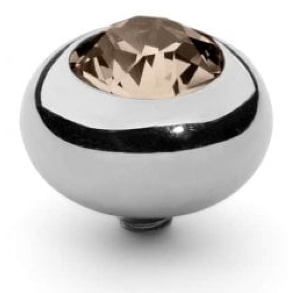 Famosa Silver 10mm Tondo Ring Top Silk