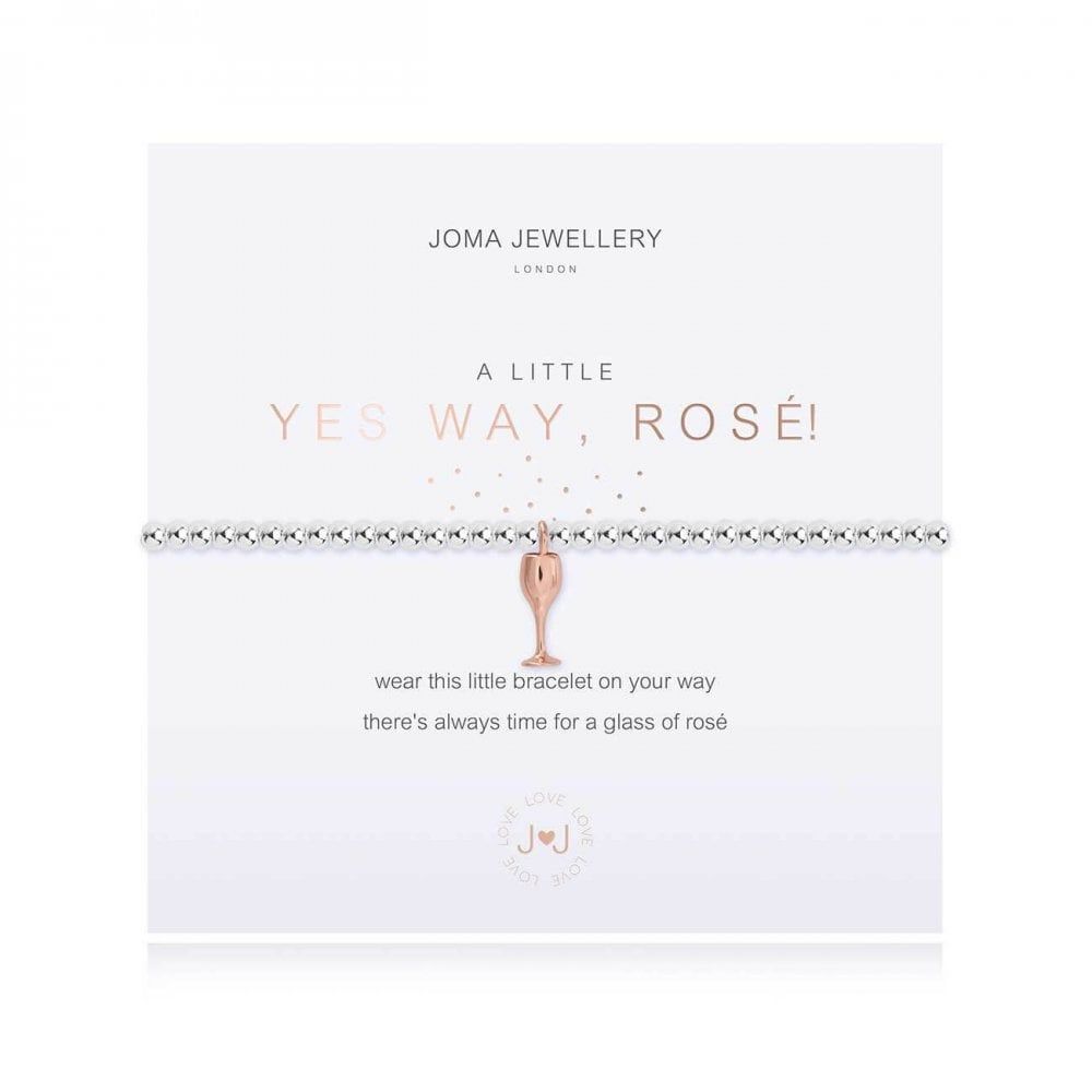 A Little | Yes Way Rose! | Silver | Bracelet | 17.5cm Stretch
