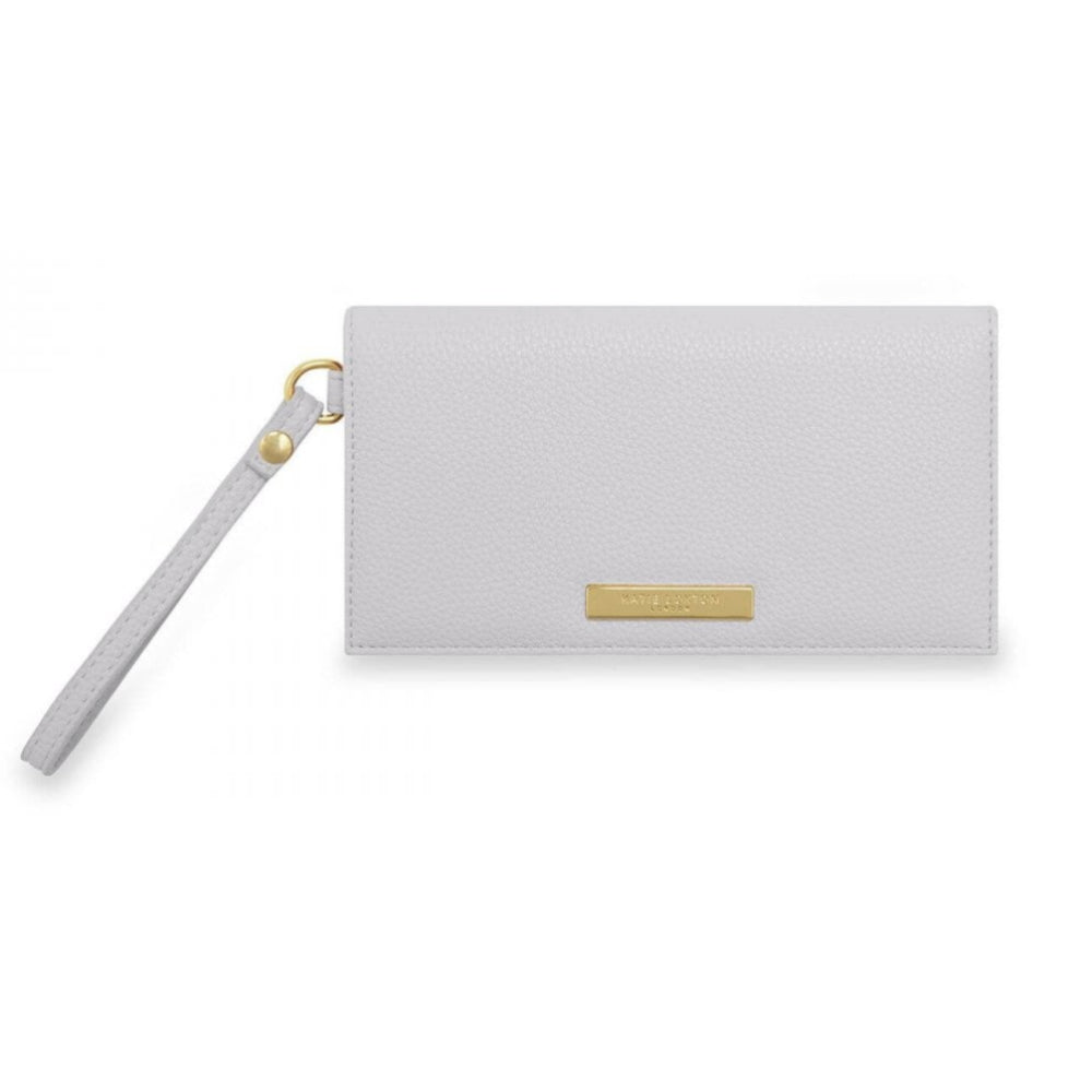 Cleo Wristlet | Pale Grey | 10 X 19 Cm