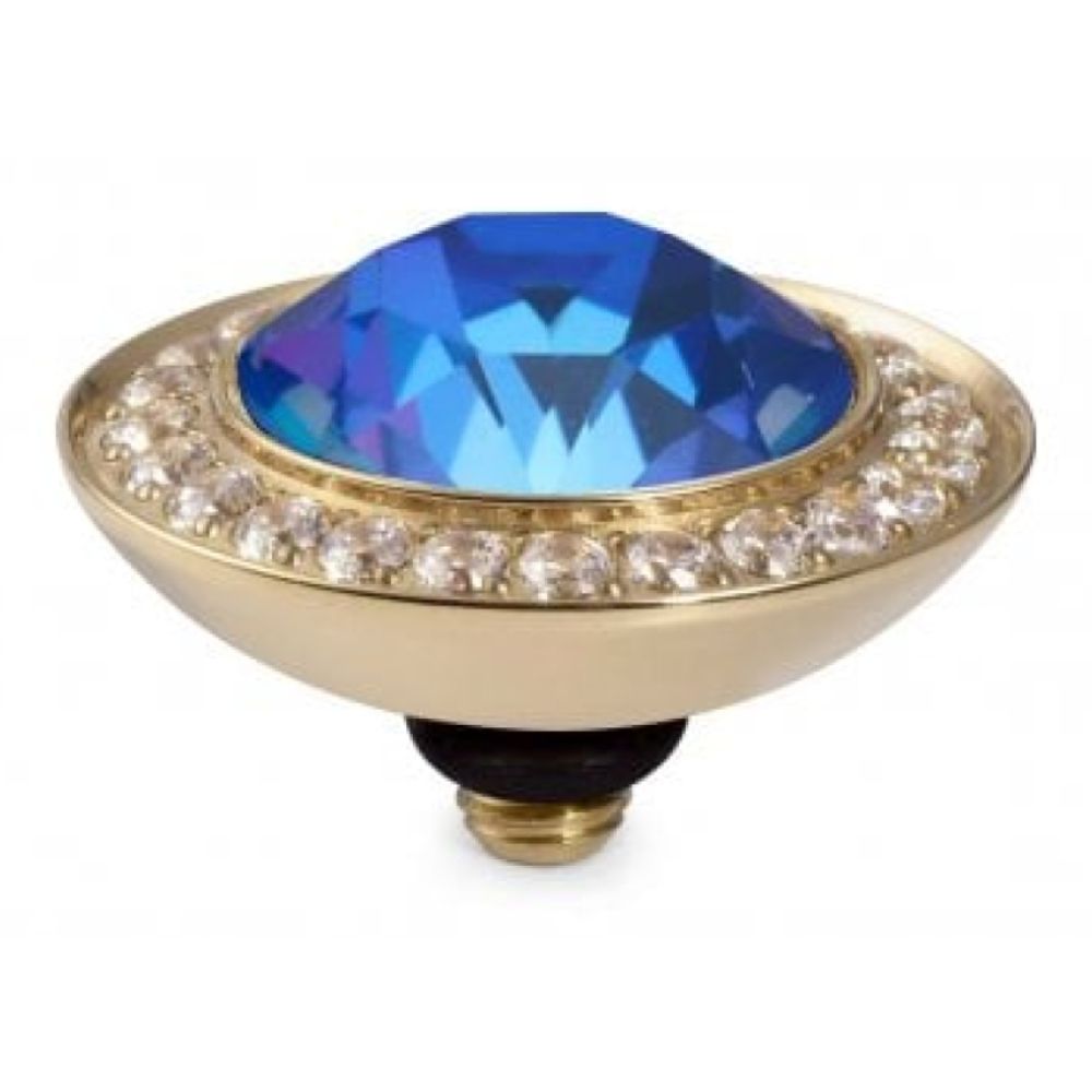 Royal Blue Delite Crystal Interchangeable Top Tondo Deluxe (G/P)