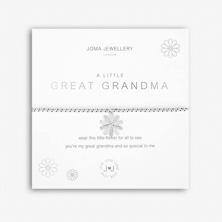 A Little | Great Grandma | Silver | Bracelet | 17.5cm Stretch