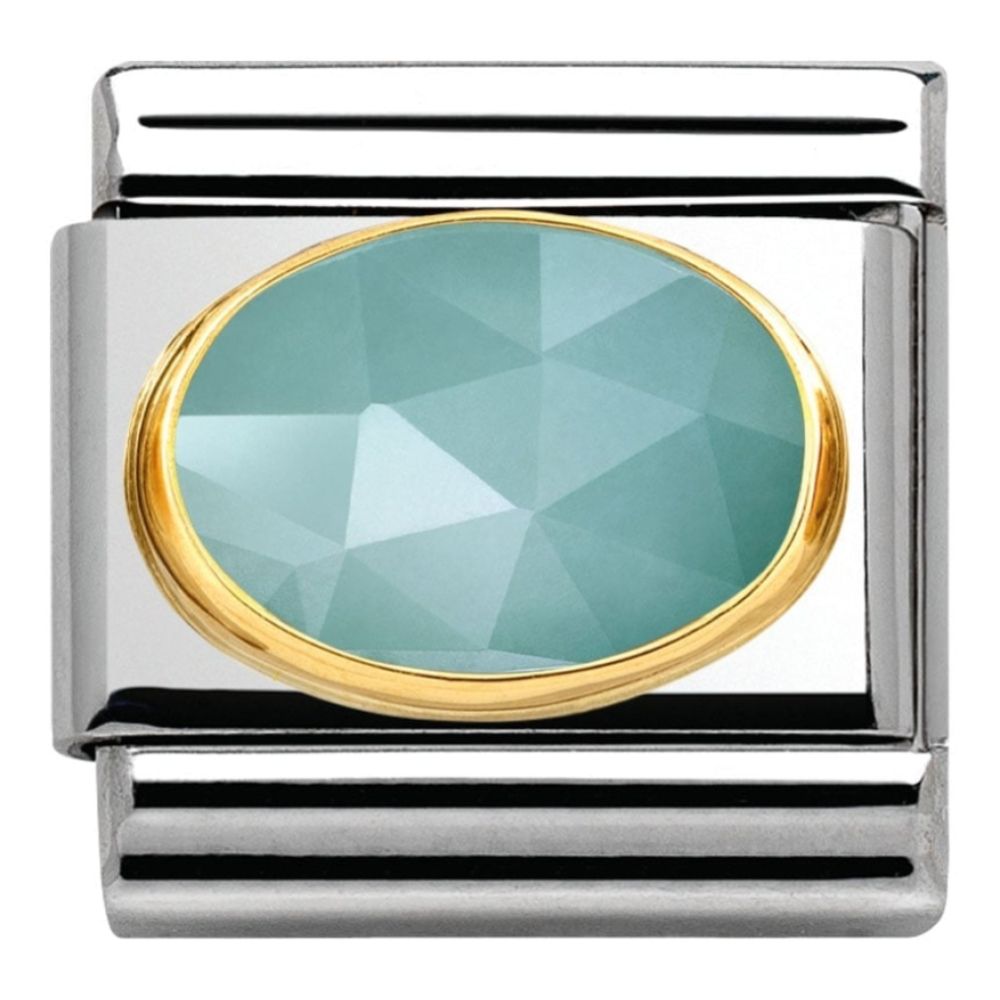 Classic Light Blue Jade Link