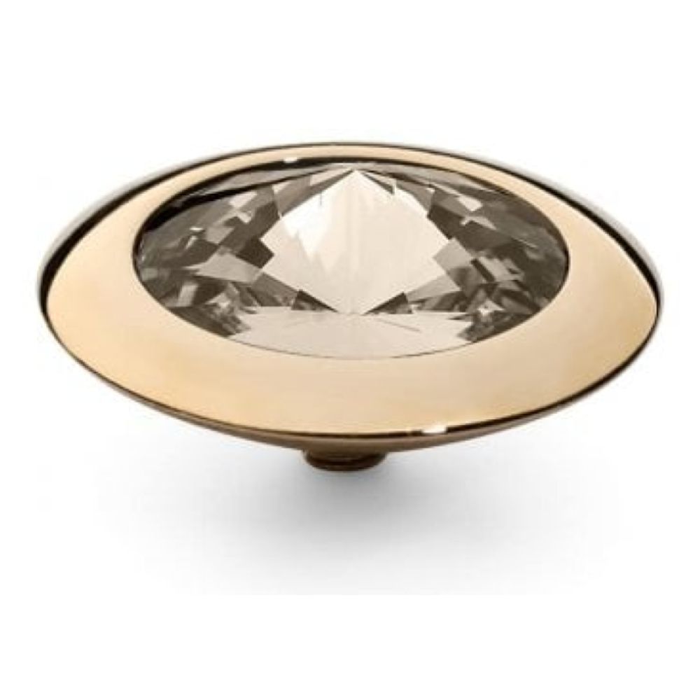 Famosa Gold 16mm Tondo Ring Top Light Silk
