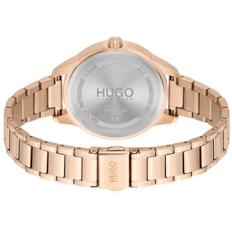 FRIEND Blue Dial & Rose Gold Bracelet Strap Womens Watch