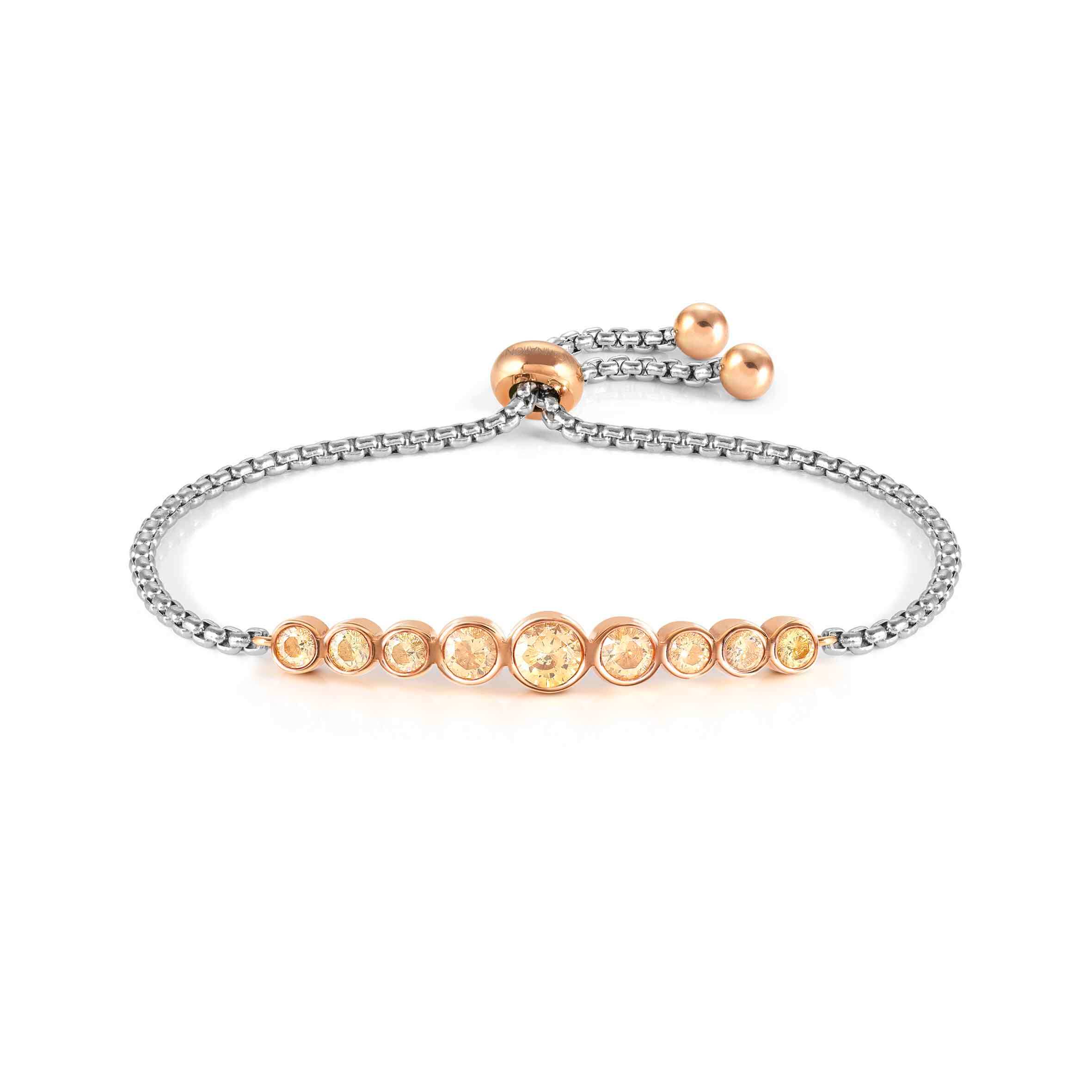 Milleluci Bracelet With Champagne Round CZ