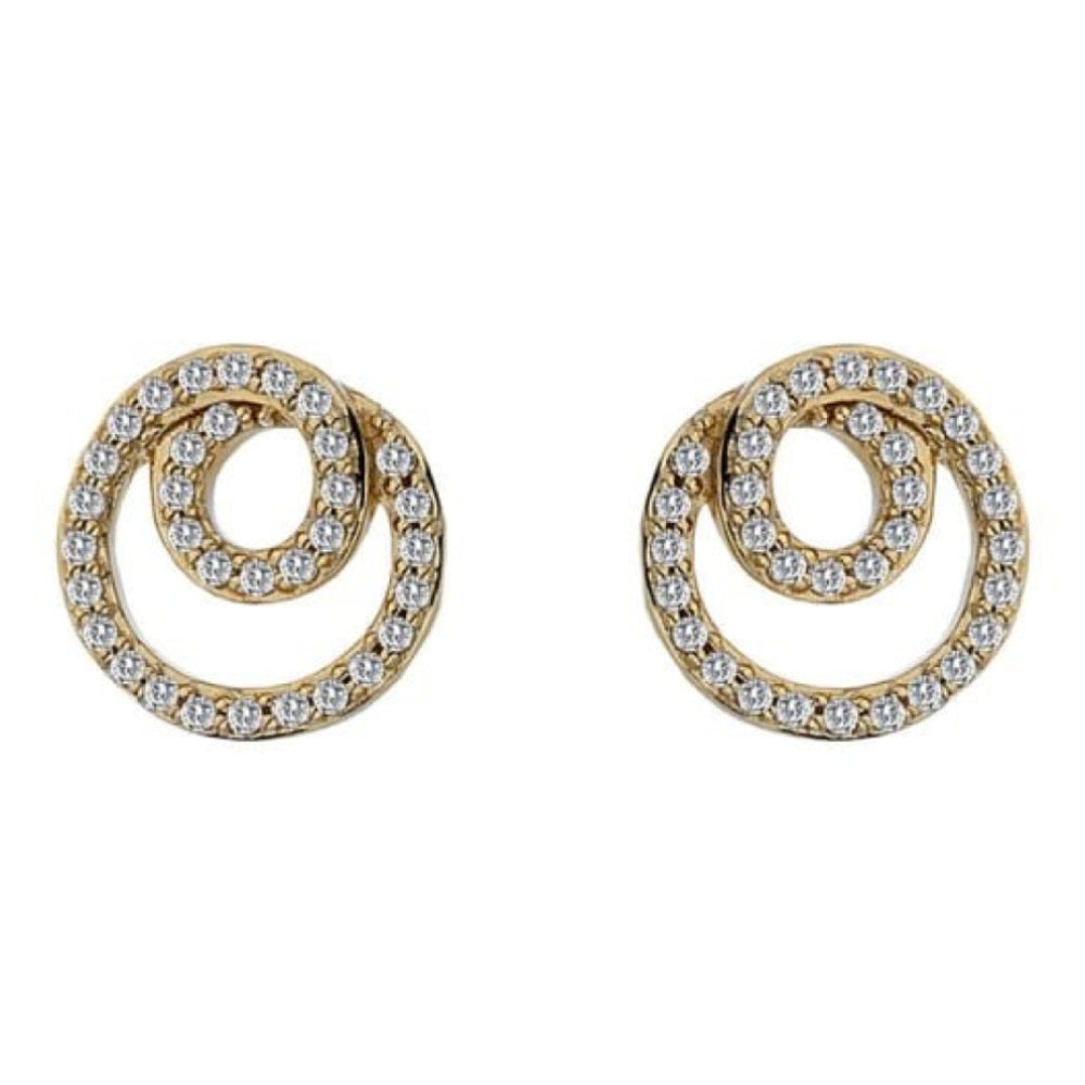 Flow Earrings - Yellow Gold