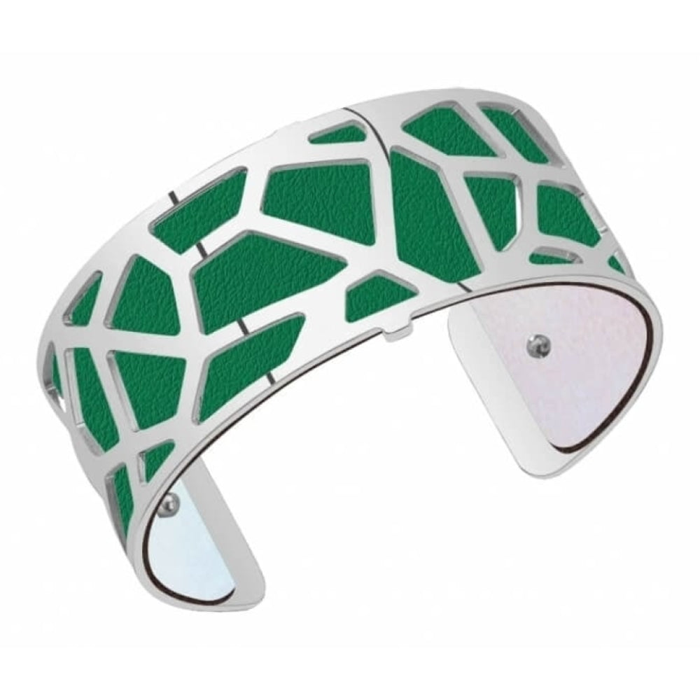 Silver Plated Giraffe Patteren 25MM Cuff