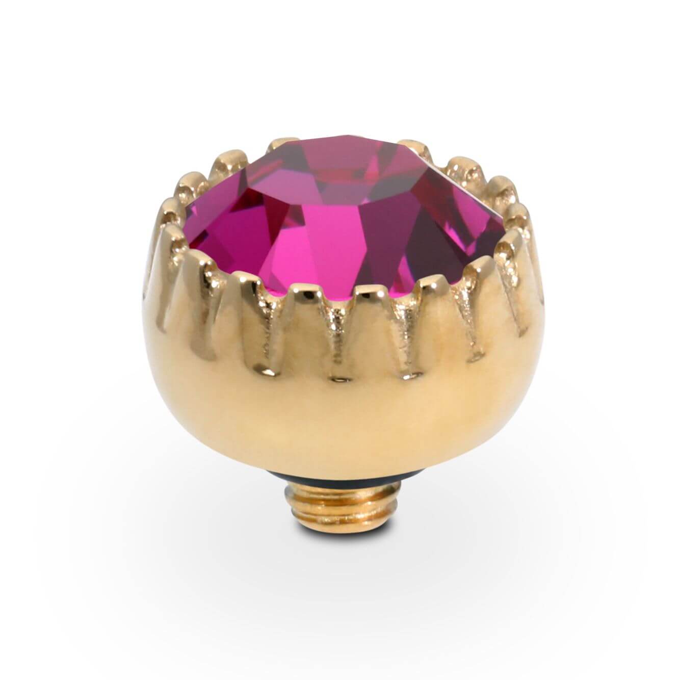 LONDON Small (G/P) 8mm Fuchsia Ring Top