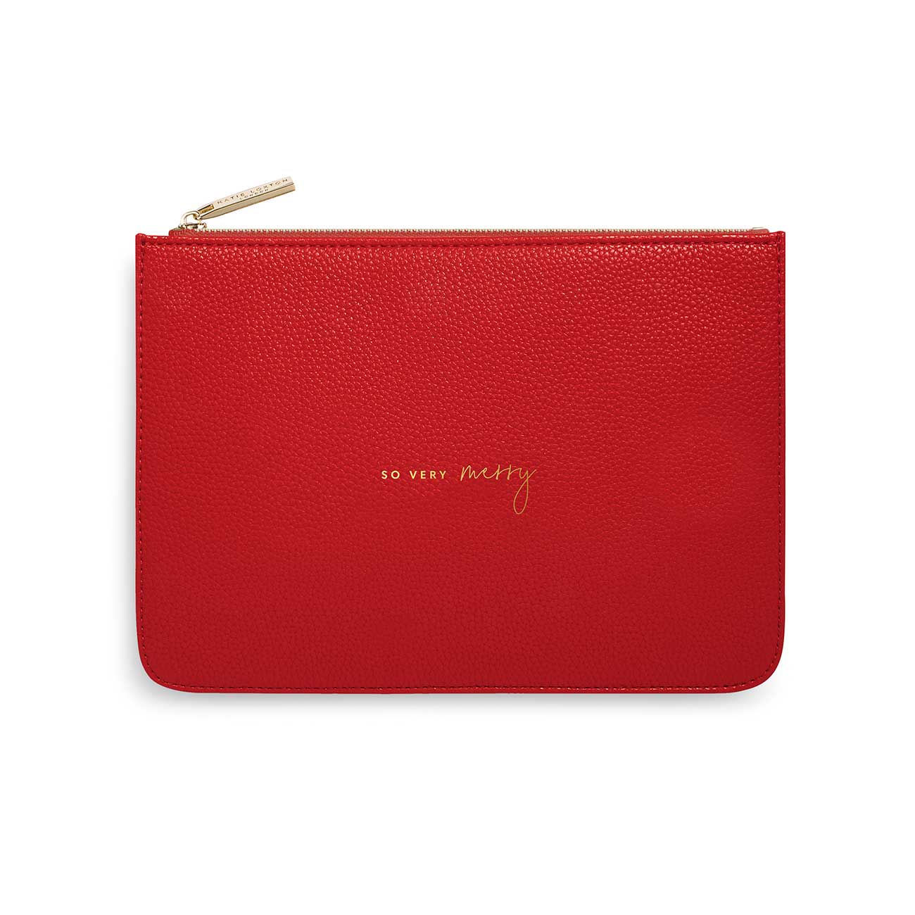 Stylish Structured Pouch | So Very Merry | Red