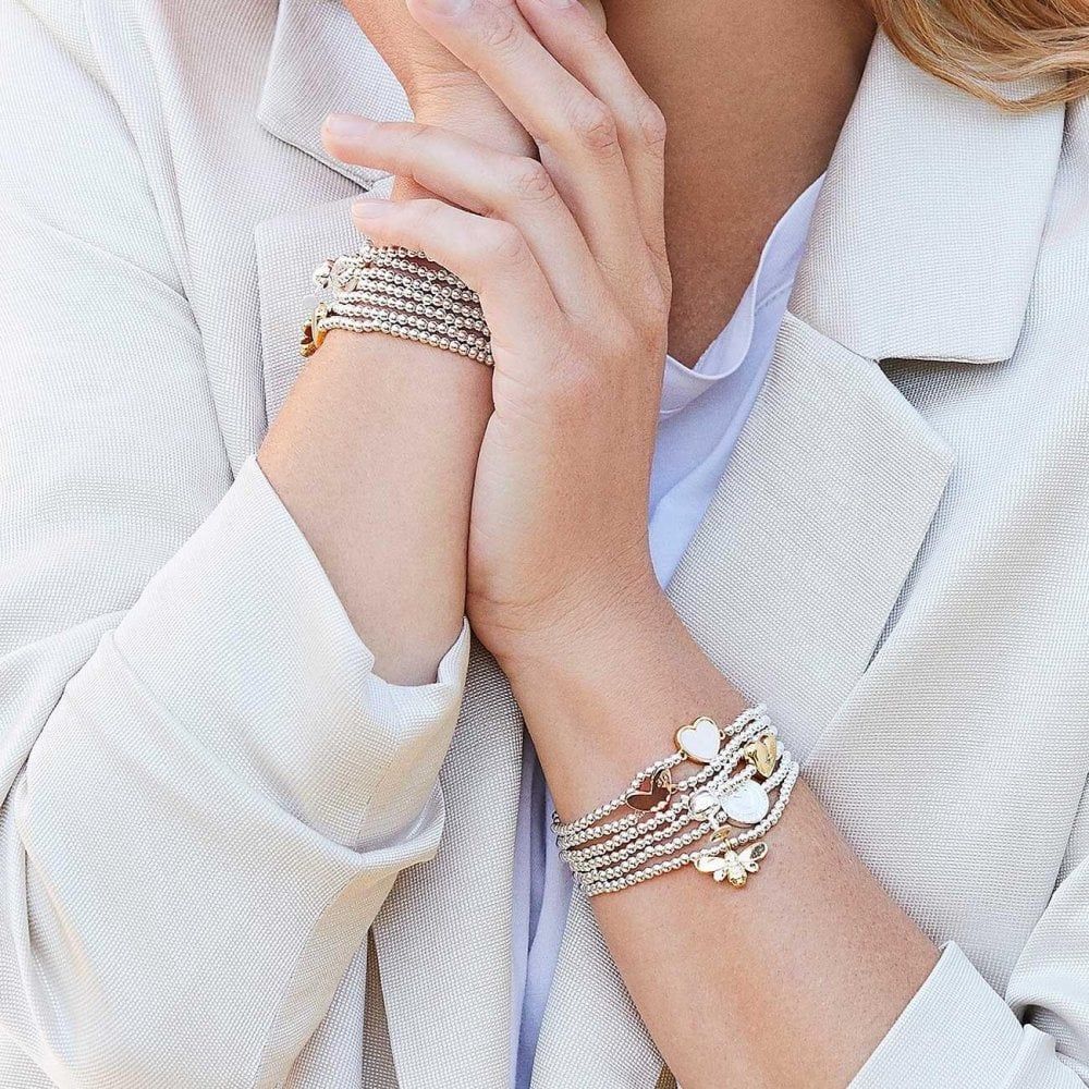 Beautifully Boxed A Littles | Mummy To Be | Silver | Bracelet | 17.5cm Stretch