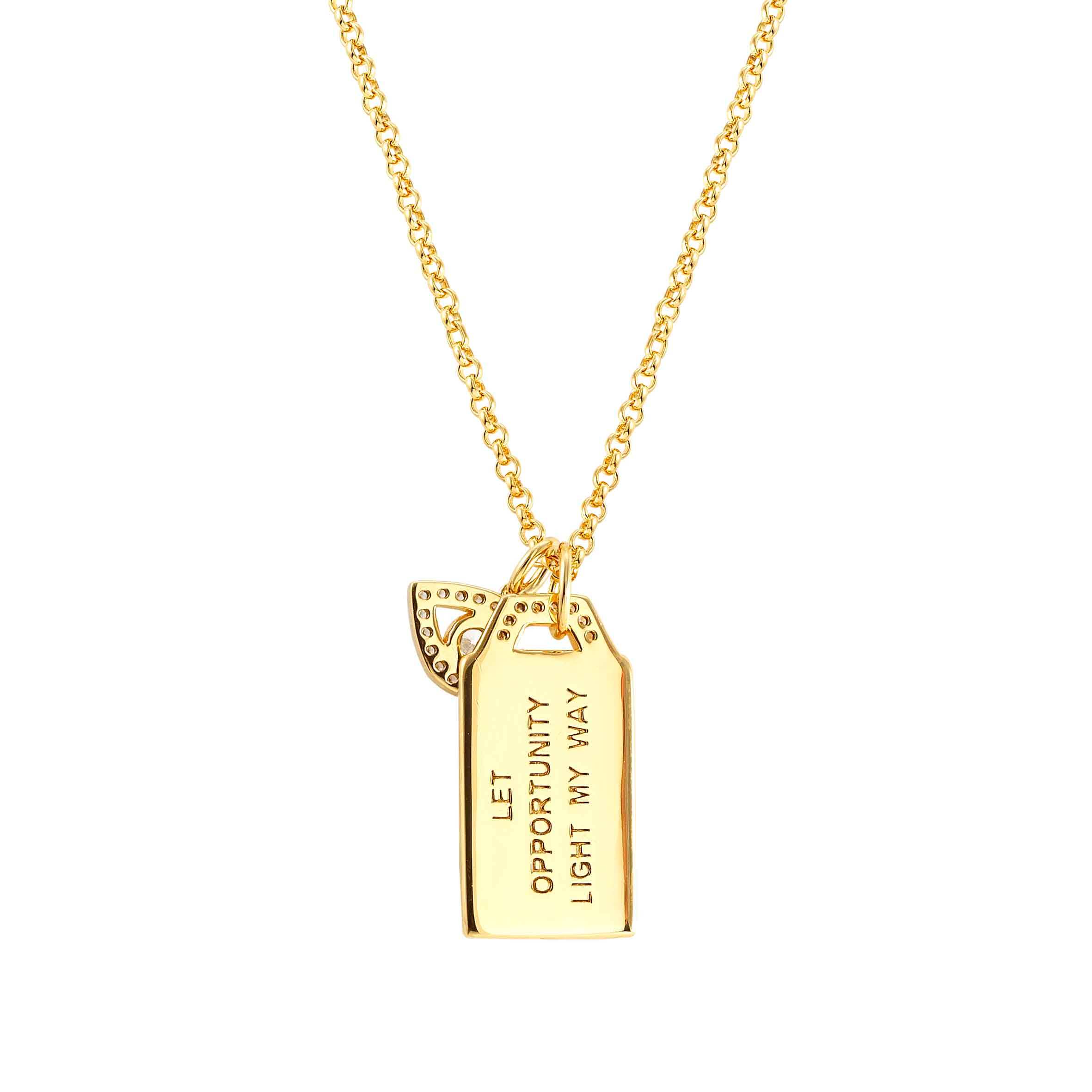 Talismani 18k Gold Necklace With Third Eye Symbol