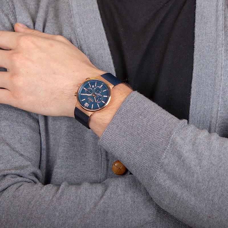 STORM - OCEAN Blue Mesh Gents Watch
