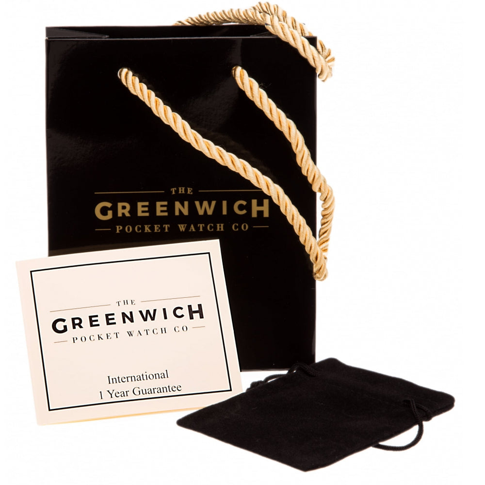 The Warwick - Rose Gold Plated Quartz Fob Watch