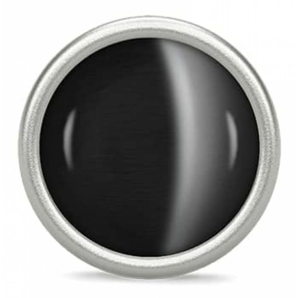 Big Black Moon Crystal Charm