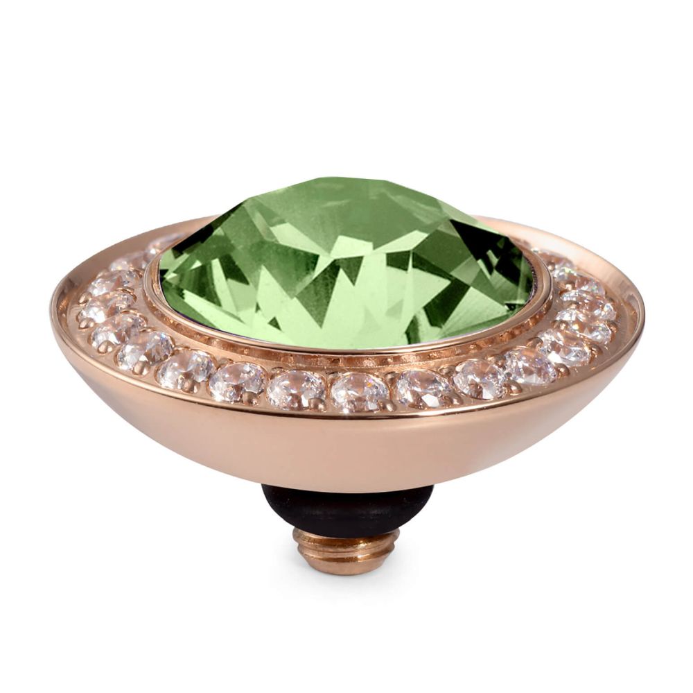 Tondo Deluxe (Rg/P) 13mm Peridot Top