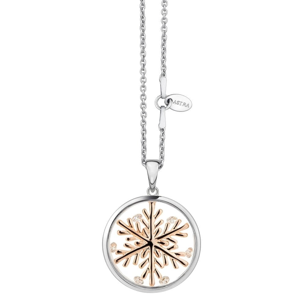 Lucky Snowflake 20mm Necklace (P4762 ROCZ)