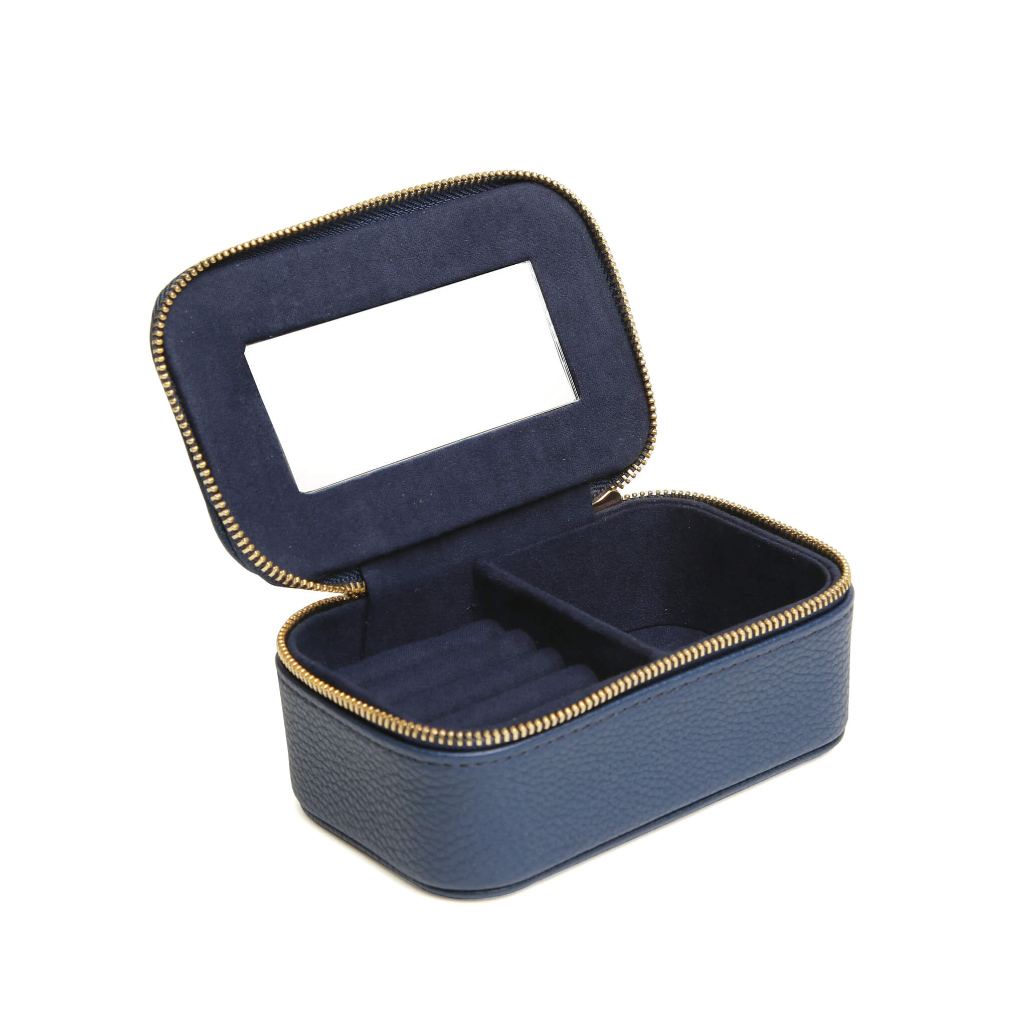 Mini Jewellery Box In Navy