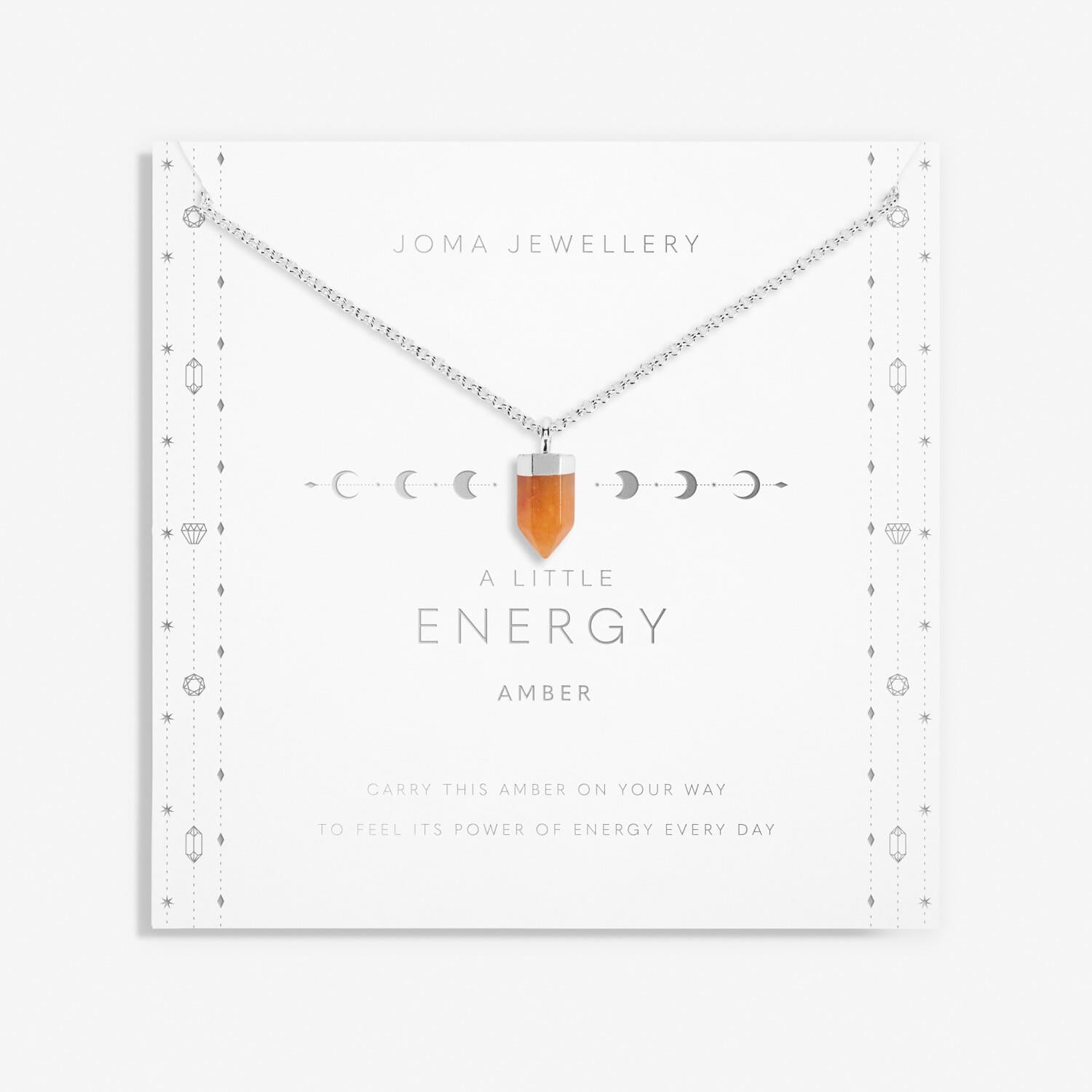 Affirmation Crystal A Little 'Energy' Necklace