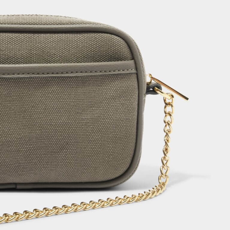 Amalfi Canvas Millie Crossbody Bag Khaki