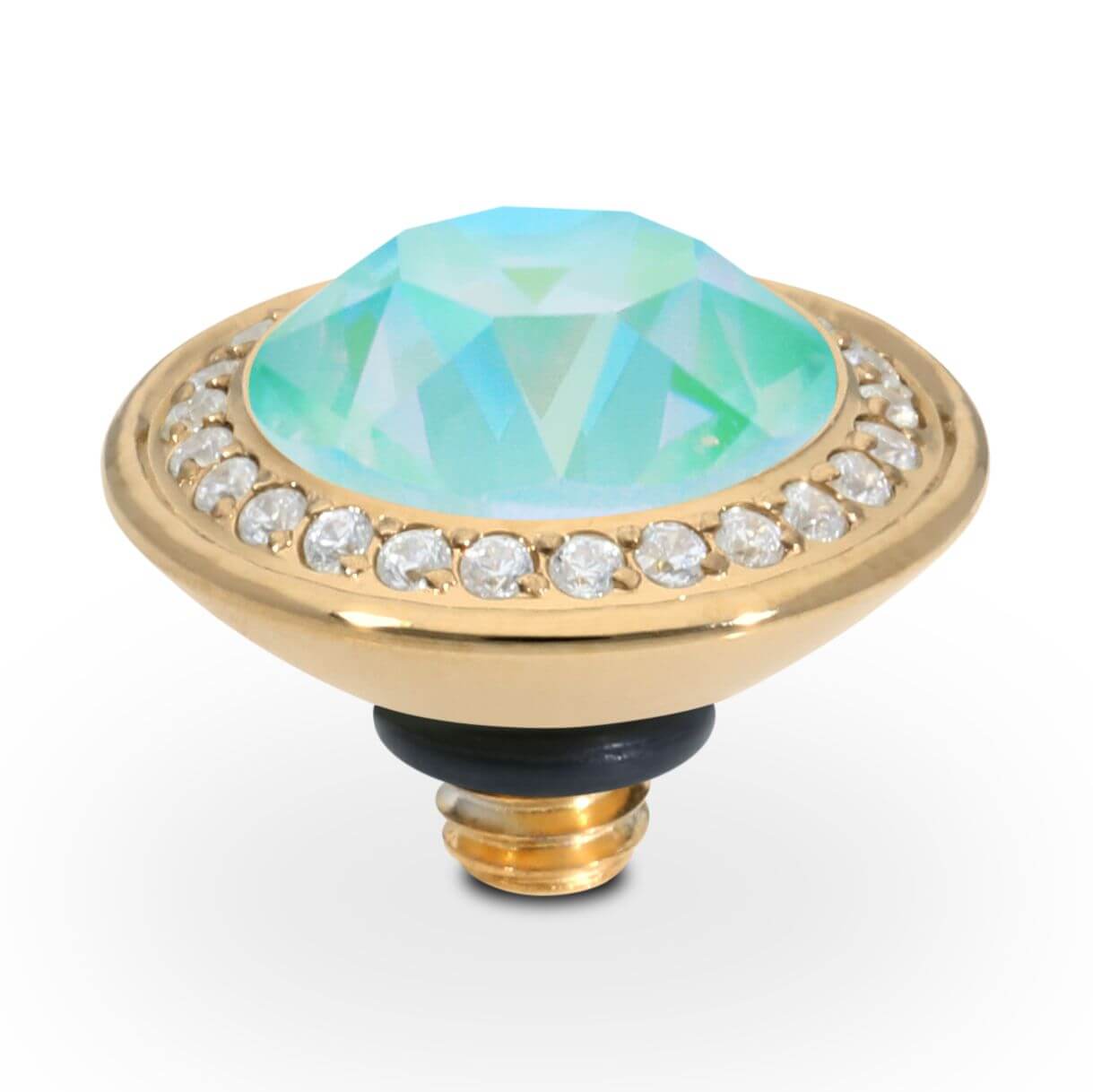 TONDO Deluxe (G/P) 9mm Silky Sage Delite Ring Top