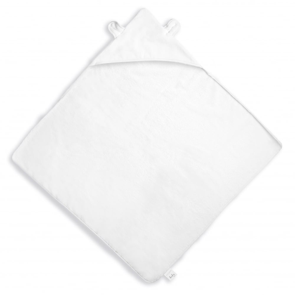 Bear Baby Towel/Blanket - White