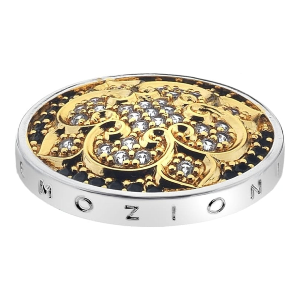 Fiore di Loto Yellow Gold Plate Coin - 25mm