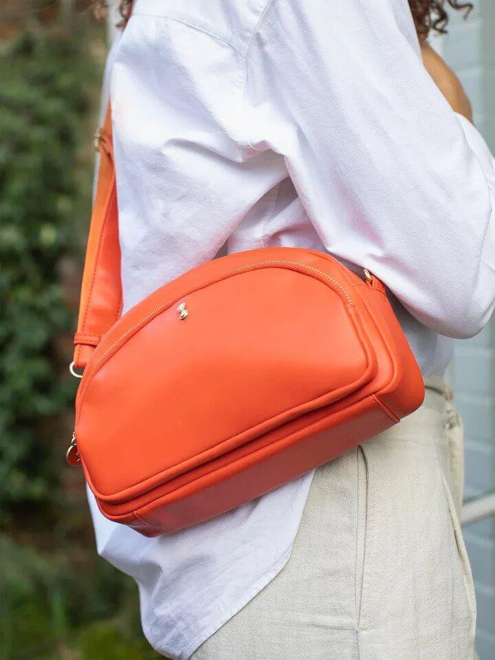 Orange Crossbody Bag